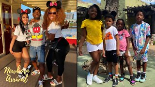 Yandy Smith & Queen Naija Take The Kids To Disney World! 🏰