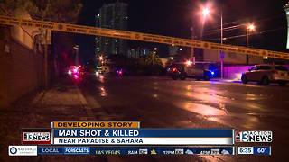 Man found shot on sidewalk Sunday night