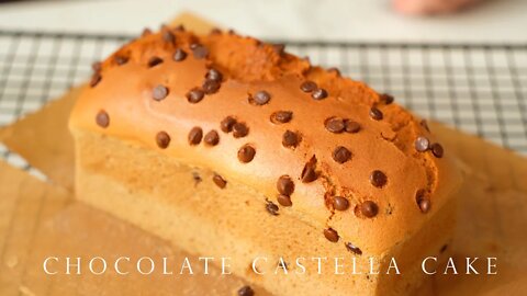 2蛋份量台灣巧克力古早蛋糕 ┃Taiwanese Chocolate Castella Cake