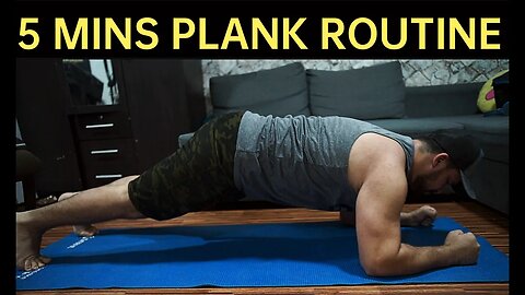 5 Minute Plank Routine (Exercises For a Flat Belly)
