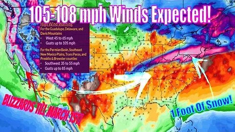 2 Back To Back Major Storms Coming, Over 100 mph Winds Expected! - WeatherMan Plus