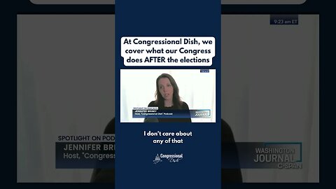 At Congressional Dish, we cover what our Congress does AFTER the elections
