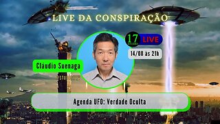 Agenda UFO: Verdade Oculta | Sérgio Beck e Cláudio Suenaga | Live no Canal STUDIO17