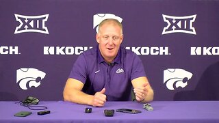 Kansas State Football | Chris Klieman discusses Will Howard's opportunities for playing time in 2021