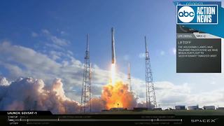 SpaceX launches satellite on used Falcon 9 rocket
