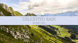 Delighted Rain (song 123, piano, ragtime, music)