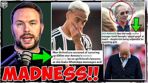 DISGUSTING! Antony Cover Up & P**do at Manchester United🤬🥵