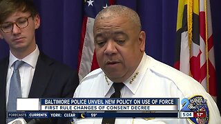 Baltimore Police unveil new policy on use of force