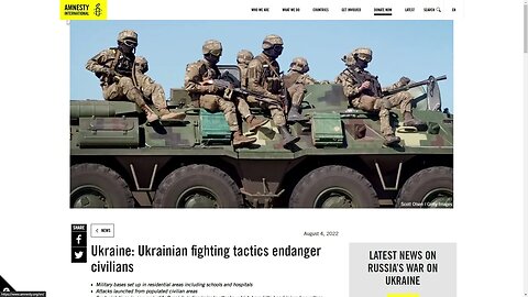 Shock! Amnesty International: Ukrainian fighting tactics endanger "rabbits"