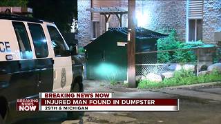 Man beaten and thrown in dumpster