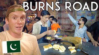 Trying the BEST Pakistani Street Foods on BURNS ROAD, KARACHI