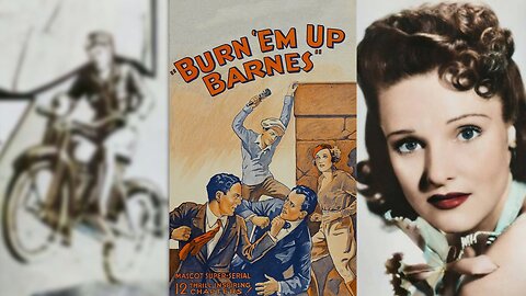 BURN 'EM UP BARNES (1934) Jack Mulhall, Frankie Darro & Lola Lane | Action, Adventure | B&W