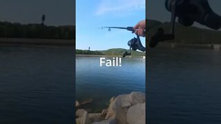 Fishing Fail #shorts #fishing #fishingvideos