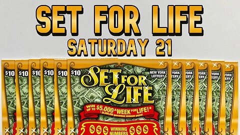 Chasing $5,000 a Week with Set For Life Scratch Off Tickets from the New York State Lottery!