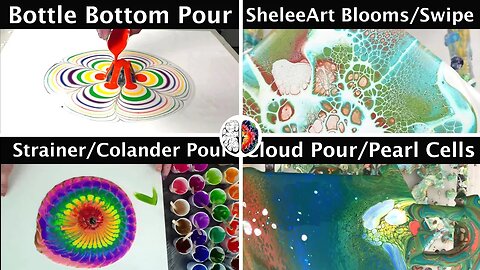 21 acrylic pour art styles and the best consistency for each