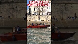 River Seine, the lifeblood of Paris #shorts #Paris #seineriver #eiffeltower #louvre #notredame