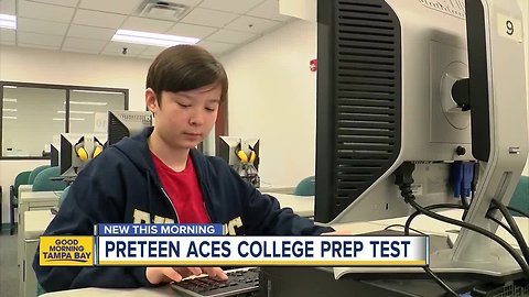 11-year-old Dade City boy shatters college prep test record