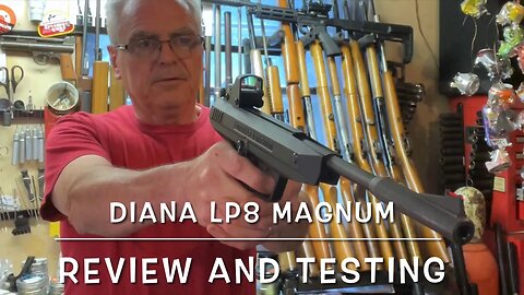 RWS Diana LP8 magnum review and testing meisterkugeln pellets accuracy and plywood penetration!
