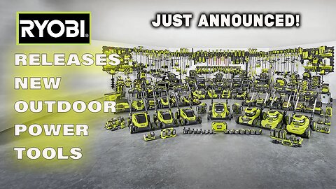 RYOBI Just Announced a bunch of Outdoor Power Tools