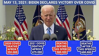 More People Have Allegedly Died From COVID AFTER Biden Declared Victory Over It