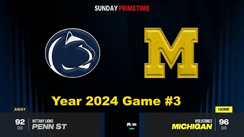 CFB 24 Penn State Nittany Lions Vs Michigan Wolverines Year 2024