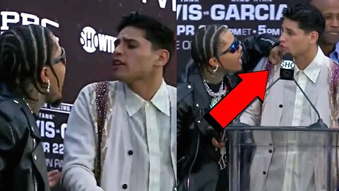 Gervonta Davis PUNCHES Ryan Garcia During HEATED Argument | Gervonta Davis vs Ryan Garcia