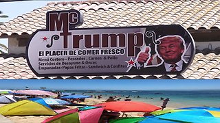 President Trump restaurant at Algarrobo in Chile