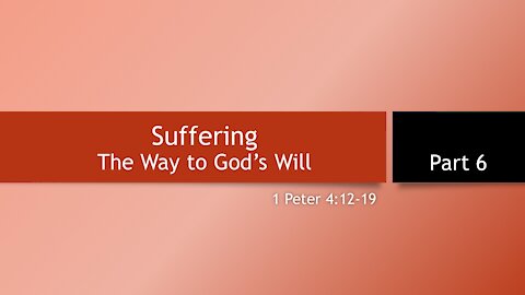 7@7 #60: Suffering, The Way to God's Will (Part 6)