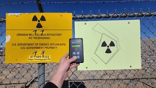 Exploring Massive Uranium Mine on Reservation, Testing Radiation Levels