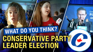 Predictions? Conservative Party supporters talk candidates the night of Poilievre's election