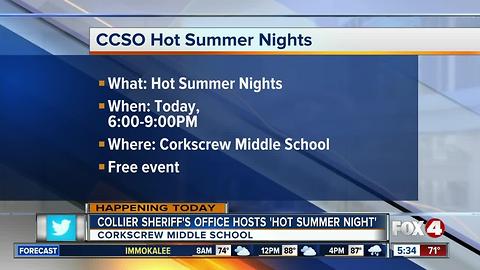 Collier County Sheriff's office hosts 'Hot Summer Nights'