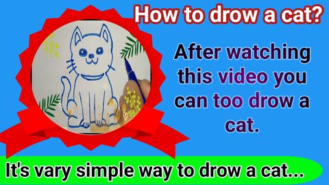 How to drow a cat??