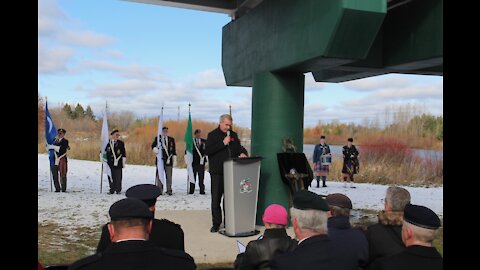 Official Opening of the Juno Beach Memorial Bridge