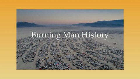 History of the Burning Man