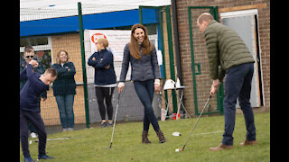 Duke and Duchess of Cambridge say they 'need more' golf lessons