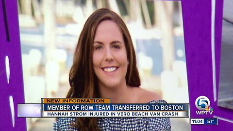 Member of Holy Cross rowing team transferred to Boston after Vero Beach crash