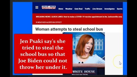 Joe Biden Throws Jen 'Circle Back' Psaki Under the White House School Bus For "Miscommunication"