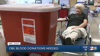 Oklahoma Blood Institute issues emergency call for blood donations