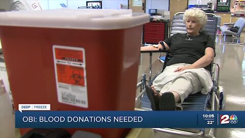 Oklahoma Blood Institute issues emergency call for blood donations
