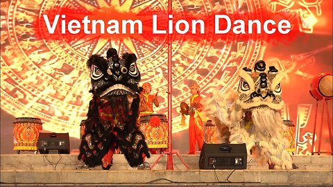 Sun World Asia Park - Full Dragon and Lion Dance Show