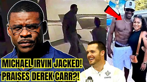 Michael Irvin EMERGES JACKED Amid MARRIOTT LAWSUIT! Says Derek Carr WAS NOT The Raiders Problem!