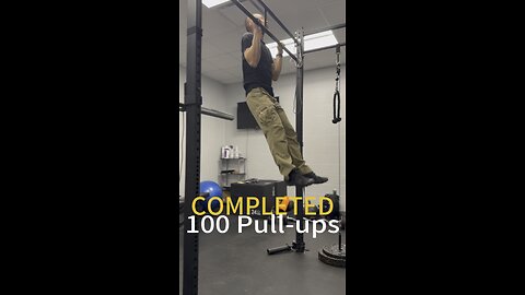 Finished 100 Pull-ups