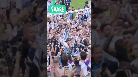 Argentina and Lionel Messi are crowned World Cup champions