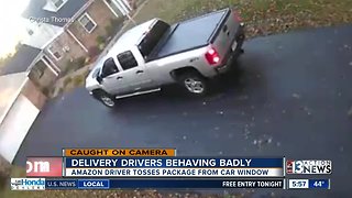 Delivery drivers behaving badly