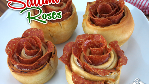 How to make salami roses