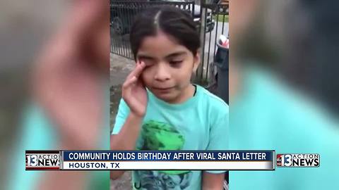 Girl's Santa letter goes viral because of wish