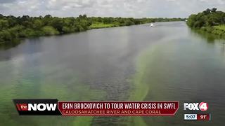 Erin Brockovich touring SWFL water crisis