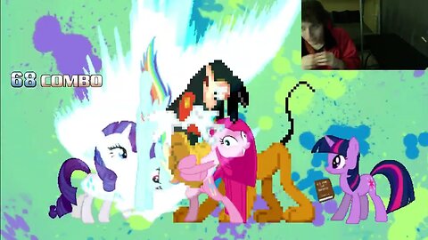 My Little Pony Characters (Twilight Sparkle, Rainbow Dash, And Rarity) VS Mickey Mouse In A Battle