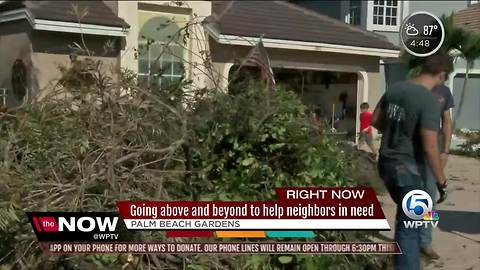 Boy Scouts from Troop 132 in South Florida go above and beyond to help after Hurricane Irma