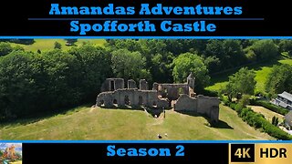Spofforth Castle - Yorkshire with drone footage 4K HDR